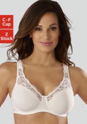 petite fleur Minimizer-BH Packung, mit Bügel aus weicher Baumwollqualität und Spitze