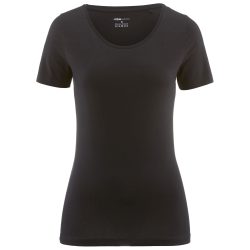 ISA bodywear - Recot2 - Shirt kurzarm, Rundhals, für Damen, Schwarz, Größe S