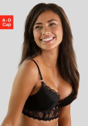 Bustier Mit Träger Damen Schwarz D/80