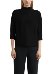Comma Stehkragenpullover 3/4 Ärmel, Viskosemix