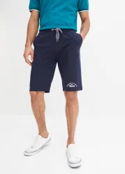 bonprix Jersey-Bermuda aus reiner Bio-Baumwolleblau 48Herren