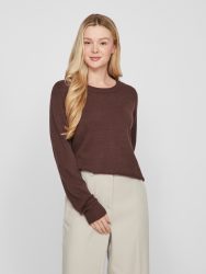 VILA - Pullover, für Damen, Dunkelbraun, Größe XL