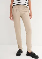 bonprix Chinohose schmale Form, mit Bundfalten und praktischen Taschen