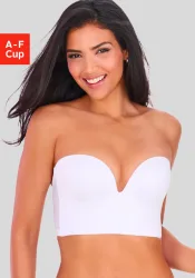 LASCANA Corsage mit Push-up-Kissen & Stützfunktion, grosse Grössen, Sommer