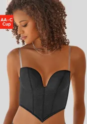 Vivance Corsage mit Push-up-Kissen und austauschbaren Trägern, sexy Dessous