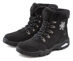 LASCANA Winterstiefelette, Boots mit Warmfutter und wind- und wasserabweisender Tex-Membran