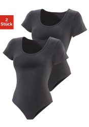 Vivance T-Shirt-Body 2er-Pack, aus elastischer Baumwoll-Qualität