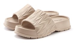 French Connection Pantolette, Badepantolette, Mule, Sandale, offener Schuh, Badeschuh