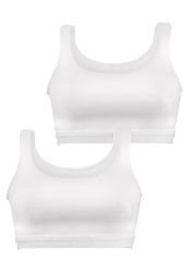 petite fleur Bustier Cup A/B-C/D aus elastischer Baumwoll-Qualität