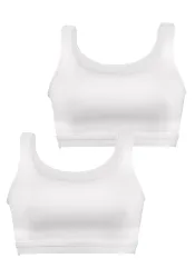 petite fleur Bustier Cup A/B-C/D aus elastischer Baumwoll-Qualität