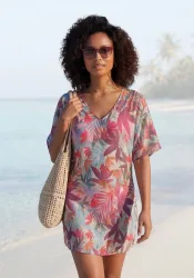Lascana, Lascana - Tunika, für Damen, Multicolor, Größe 40