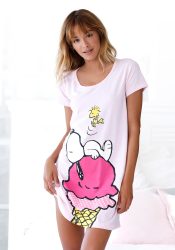 Peanuts Sleepshirt mit grossem Snoopy-Motiv