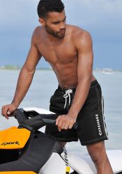 Chiemsee Badeshorts sportliche Bade-Shorts, elastischer Bund, mit Aussenkordel