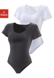 Vivance T-Shirt-Body 2er-Pack, aus elastischer Baumwoll-Qualität