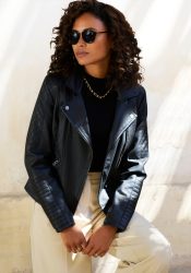 LASCANA Lederimitatjacke 