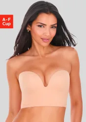 LASCANA Corsage mit Push-up-Kissen & Stützfunktion, grosse Grössen, Sommer