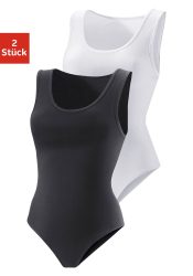 Vivance Shirtbody 2er-Pack, aus elastischer Baumwoll-Qualität