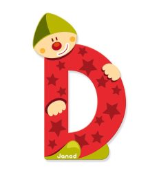 Clown Buchstabe D