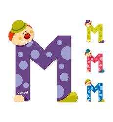 Clown Buchstabe M ass.