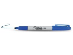 Sharpie Fine Point permanent marker Blue Fine tip