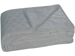 Decke COOLE 140x200cm grau unifarben
