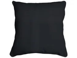 Kissen PANAMA 45x45cm schwarz unifarben