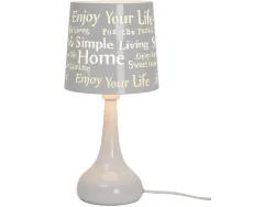 Tischlampe LED GARY 34cm 40W weiss