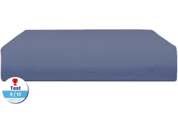Fixleintuch DH JERSEY PEIGNE 90x200cm blau