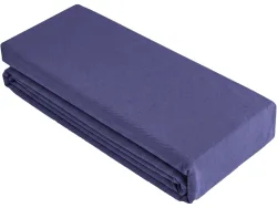 Fixleintuch DH BOXSPRING 180x200cm blau