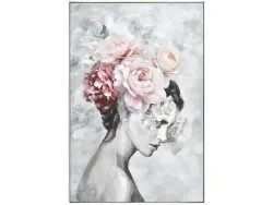 Leinwand handgemalt FRIDA 1 Stück 82.5x122.5x4.5cm