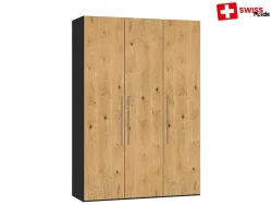 Drehtürenschrank SIERRE eiche 3 Türen