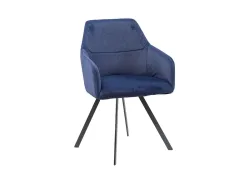 Stuhl AROSA Stoff blau drehsitz