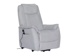 Relaxsessel BALIO Stoff hellgrau