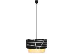 Hängelampe URBANITY 50x120cm 60W schwarz