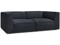 Sofa BOBOCHIC MOLIERE Samt dunkelblau