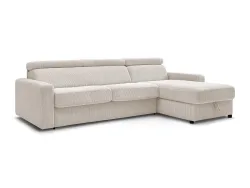 Ecksofa BOBOCHIC MONACO Cord-Stoff beige