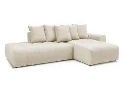 Ecksofa BOBOCHIC MONT-BLANC Samt beige