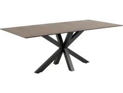 mutoni - Esstisch Triple-X Keramik rostbraun 200x100, One Size