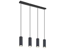 Hängelampe ROBBY 65x120cm 35W schwarz
