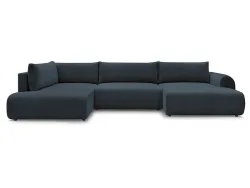 Wohnlandschaft BOBOCHIC LUCIEN Stoff dunkelblau