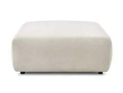 Hocker BOBOCHIC LUCIEN 108x108x46cm stoff beige
