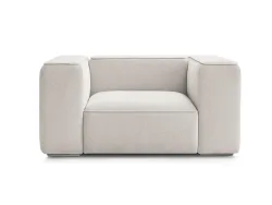 Sessel BOBOCHIC ZEPHYR Stoff mit Textur beige