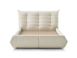 Kastenbett BOBOCHIC CLOTHILDE 160x200cm spanplatte beige