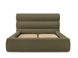 Kastenbett BOBOCHIC JAGNA 160x200cm stoff grün