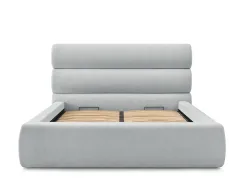 Kastenbett BOBOCHIC JAGNA 180x200cm stoff hellgrau