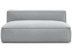 2er Gartensofa BOBOCHIC BIARRITZ Stoff chiniert grau