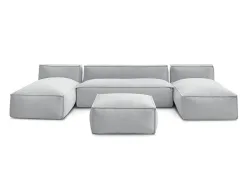 BOBOCHIC Garten-Set BIARRITZ Stoff chiniert grau