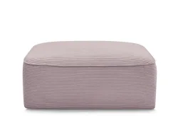 Hocker BOBOCHIC LEOPOLD 90x96x42cm cord-stoff violett