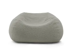 Hocker BOBOCHIC MERIBEL 70x120x60cm boucle-stoff hellgrau