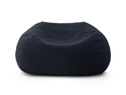 Hocker BOBOCHIC MERIBEL 70x120x60cm boucle-stoff dunkelblau